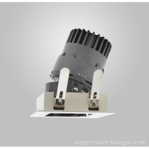 2017 private mould Anti-glare Rotable hotel LED downlight round/square